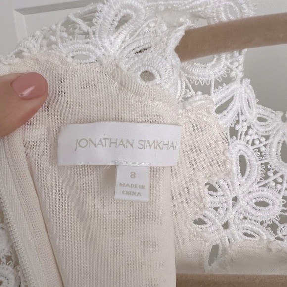 SIMKHAI Signature Joy Guipure Lace Mini Dress ASO Taylor Swift - Picture 10 of 15